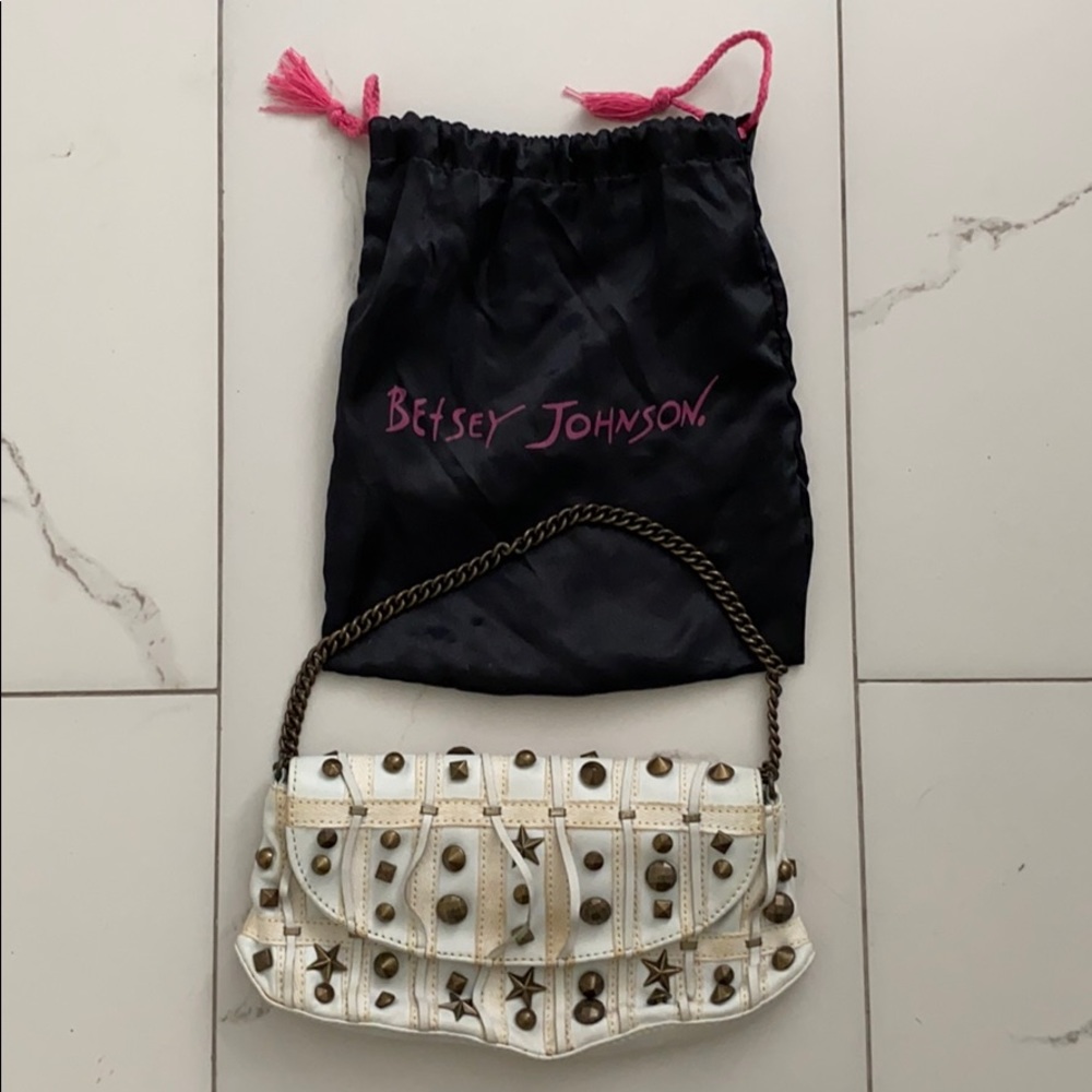 Betsy Johnson Leather shoulder bag